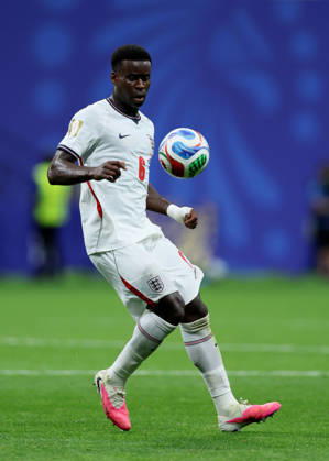 England v Congo DR: Round Of 32 - FIFA World Cup, WM, Weltmeisterschaft, Fussball 2026 Marc Guehi of England on the ball during the FIFA World Cup 2026 Round Of 32 match between England and Congo DR at Atlanta Stadium on July 1, 2026 in Atlanta, United States. Atlanta Atlanta Stadium GA United States Copyright: xAllstarxPicturexLibraryxLtdx
