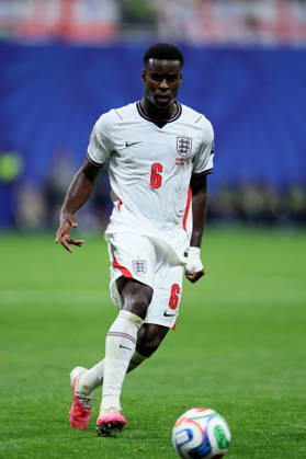 England v Congo DR: Round Of 32 - FIFA World Cup, WM, Weltmeisterschaft, Fussball 2026 Marc Guehi of England on the ball during the FIFA World Cup 2026 Round Of 32 match between England and Congo DR at Atlanta Stadium on July 1, 2026 in Atlanta, United States. Atlanta Atlanta Stadium GA United States Copyright: xAllstarxPicturexLibraryxLtdx