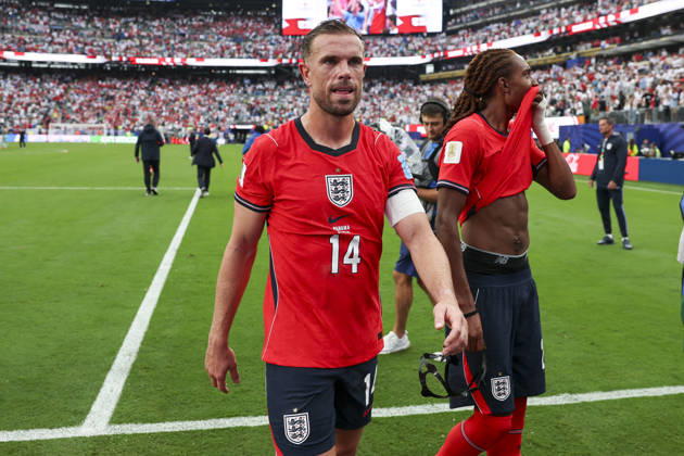 Panama v England, FIFA World Cup, WM, Weltmeisterschaft, Fussball 2026 England midfielder Jordan Henderson (14) during the Panama v England FIFA WORLD CUP 2026 Group L match at New York New Jersey Stadium, East Rutherford, United States on 27 June 2026 Credit: Phil Duncan Every Second Media Editorial use only. All images are copyright Every Second Media Limited. No images may be reproduced without prior permission. Copyright: xIMAGO EveryxSecondxMediax ESM-2057-0135 PhilxDuncanx xEveryxSecondxMediax