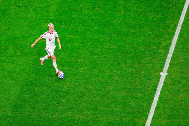 July 6, 2026, Arlington, Texas, USA: Spain forward Dani Olmo (10) in the FIFA World Cup, WM, Weltmeisterschaft, Fussball 2026, round of 16 football match between Spain and Portugal on July 06, 2026. Arlington USA - ZUMAm348 20260706_znp_m348_020 Copyright: xLuisxRevillaxMatax