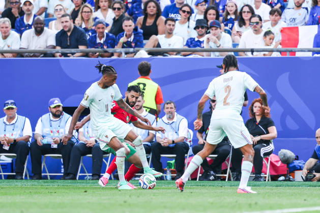 July 9, 2026, USA: Michael Olise player of France during the FIFA World Cup, WM, Weltmeisterschaft, Fussball quarterfinal match between France and Morocco, at Boston Stadium, in Foxborough, United States, on Thursday, July 09, 2026. FIFA World Cup 2026 - Quarterfinals - France V Morocco - ZUMAc233 0861246794st Copyright: xVanessaxCarvalhox