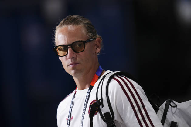 July 14, 2026, Arlington, Texas, United States: Marcos Llorente of Spain arrives at the stadium during the FIFA World Cup, WM, Weltmeisterschaft, Fussball 2026 Semi Final match between France and Spain at Dallas Stadium on July 14, 2026 in Arlington, Texas. France V Spain: Semi Final - FIFA World Cup 2026  - ZUMAa181 20260714_zaa_a181_013 Copyright: xJosexBretonx