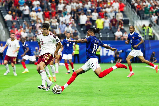July 14, 2026, USA: Michael Olise player of France during the FIFA World Cup, WM, Weltmeisterschaft, Fussball semifinal match between France and Spain, at Dallas Stadium, in Texas, United States, on Tuesday, July 14, 2026. USA - ZUMAc233 0861642456st Copyright: xVanessaxCarvalhox