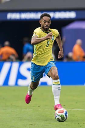 Brazil v Norway: Round of 16 - FIFA World Cup, WM, Weltmeisterschaft, Fussball 2026 New Jersey, United States - 5 July: Matheus Cunha of Brazil drives the ball during the FIFA World Cup 2026 Round Of 16 match between Brazil and Norway at New York New Jersey Stadium on July 5, 2026 in East Rutherford, United States East Rutherford New York New Jersey Stadium New Jersey United States Copyright: xLatinxSportxImagesx