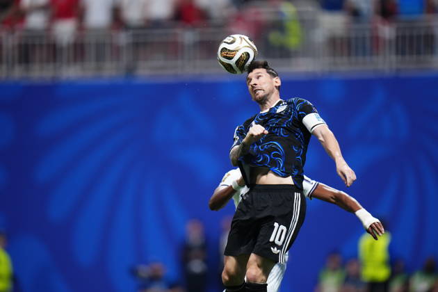 England v Argentina - FIFA World Cup, WM, Weltmeisterschaft, Fussball 2026 - Semi Finals ATLANTA, GEORGIA - JULY 15: Lionel Messi of Argentina in action during the 2026 FIFA World Cup semifinal match between England and Argentina at Atlanta Stadium in Atlanta, Georgia, United States, on July 15, 2026. Jose Hernandez Anadolu Georgia United States. Editorial use only. Please get in touch for any other usage. Copyright: x2026xAnadoluxJosexHernandezx