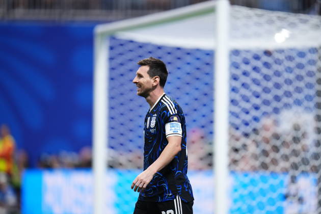 England v Argentina - FIFA World Cup, WM, Weltmeisterschaft, Fussball 2026 - Semi Finals ATLANTA, GEORGIA - JULY 15: Lionel Messi of Argentina looks on during the 2026 FIFA World Cup semifinal match between England and Argentina at Atlanta Stadium in Atlanta, Georgia, United States, on July 15, 2026. Jose Hernandez Anadolu Georgia United States. Editorial use only. Please get in touch for any other usage. Copyright: x2026xAnadoluxJosexHernandezx