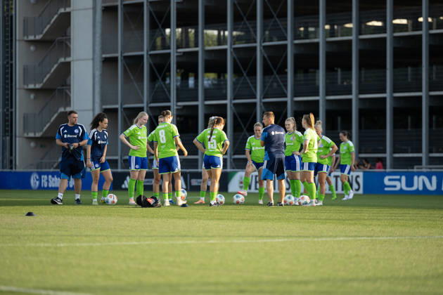 Fußball I Frauen I Testspiel I FC Schalke 04 - Borussia Mönchengladbach I 16.07.2026 Team FC Schalke 04 Gelsenkirchen Am Parkstadion Nordrhein-Westfalen Deutschland Copyright: xLobeca CedricxSiefkerx