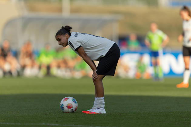 Fußball I Frauen I Testspiel I FC Schalke 04 - Borussia Mönchengladbach I 16.07.2026 Alina Abdii (11, Borussia Mönchengladbach) Gelsenkirchen Am Parkstadion Nordrhein-Westfalen Deutschland Copyright: xLobeca CedricxSiefkerx