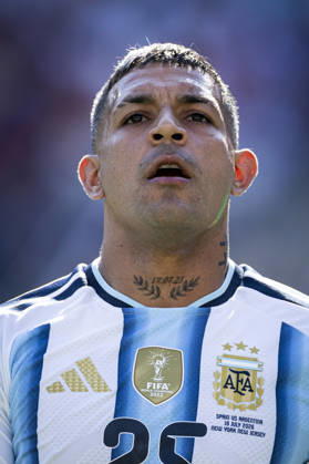FOOTBALL : Argentine vs Espagne Finale de la Coupe du Monde FIFA 2026. New York New Jersey Stadium, East Rutherford, New Jersey, Etats-Unis. 19 07 2026. Facundo Medina 25 (Argentine)  Copyright: xx
