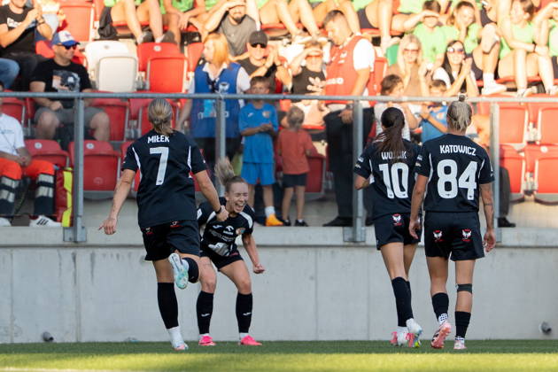 SOSNOWIEC 25.07.2026 MECZ I RUNDA KWALIFIKACJI LIGA MISTRZOW SEZON 2026 27 CZARNI SOSNOWIEC - ATHLONE TOWN -- UEFA WOMEN S CHAMPIONS LEAGUE QUALIFYING FIRST ROUND MATCH CZARNI SOSNOWIEC - ATHLONE TOWN ZOFIA BUSZEWSKA RADOSC PO BRAMCE FOT. MATEUSZ WIEWIORKA 400mm.pl NEWSPIX.PL --- newspix.pl