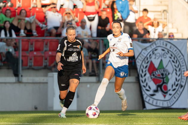 SOSNOWIEC 25.07.2026 MECZ I RUNDA KWALIFIKACJI LIGA MISTRZOW SEZON 2026 27 CZARNI SOSNOWIEC - ATHLONE TOWN -- UEFA WOMEN S CHAMPIONS LEAGUE QUALIFYING FIRST ROUND MATCH CZARNI SOSNOWIEC - ATHLONE TOWN KLAUDIA MILEK KAYLEIGH SHINE FOT. MATEUSZ WIEWIORKA 400mm.pl NEWSPIX.PL --- newspix.pl