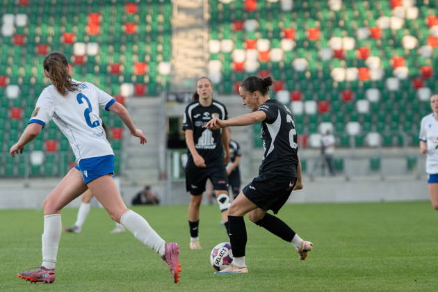 SOSNOWIEC 25.07.2026 MECZ I RUNDA KWALIFIKACJI LIGA MISTRZOW SEZON 2026 27 CZARNI SOSNOWIEC - ATHLONE TOWN -- UEFA WOMEN S CHAMPIONS LEAGUE QUALIFYING FIRST ROUND MATCH CZARNI SOSNOWIEC - ATHLONE TOWN OLIWIA ZGODA KELLIE BRENNAN FOT. MATEUSZ WIEWIORKA 400mm.pl NEWSPIX.PL --- newspix.pl