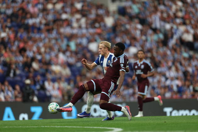 July 25, 2026, Porto, Porto, Portugal: PORTO, PORTUGAL - JULY 25: Victor Froholdt of FC Porto during the match between FC Porto and Aston Villa -for the Friendly Match at Estadio do Dragao on July 25, 2026 in Porto, Portugal. Porto Portugal - ZUMAe141 20260725_zsp_e141_091 Copyright: xLuisxEirasx