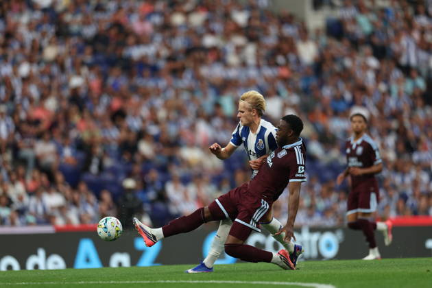 July 25, 2026, Porto, Porto, Portugal: PORTO, PORTUGAL - JULY 25: Victor Froholdt of FC Porto during the match between FC Porto and Aston Villa -for the Friendly Match at Estadio do Dragao on July 25, 2026 in Porto, Portugal. Porto Portugal - ZUMAe141 20260725_zsp_e141_092 Copyright: xLuisxEirasx