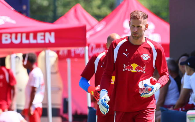 RB Leipzig Ð Ingolstadt Testspiel Leipzig, 25.07.2026, RBL Trainingszentrum, Fussball Testspiel , RB Leipzig vs. FC Ingolstaldt 04 (1:0 (1:0) , Im Bild: Torwart Peter Gulacsi (1, RB Leipzig)