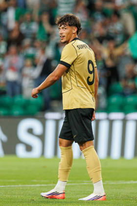 Rafael Nel seen celebrating after a goal during Club Friendly Games between teams of Sporting CP and AS Monaco Estadio Jose Alvalade (Luis Loureiro Ball Raw Images PT) Lisboa Estadio Jose Alvalade Portugal Copyright: xLuisxLoureirox LLOR2480