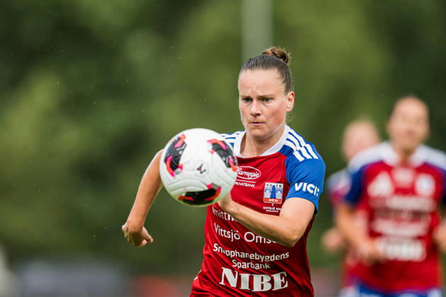 260727 Vittsjös Julia Tunturi under fotbollsmatchen i Damallsvenskan mellan Vittsjö och Malmö FF den 27 juli 2026 i Vittsjö. Copyright: NICLASxJÖNSSON BB260727NO013