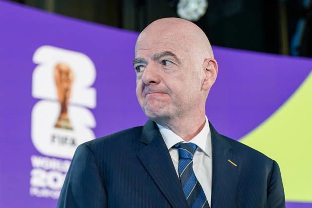 Fussball: Home of FIFA (Zürich, Schweiz): Gianni Infantino (FIFA Präsident) Portraitfoto, Portrait, Einzelaufnahme, Porträt, Mimik, Gesichtsausdruck, Emotion Zürich Kanton Zürich Schweiz Copyright: xJOERANxSTEINSIEKx