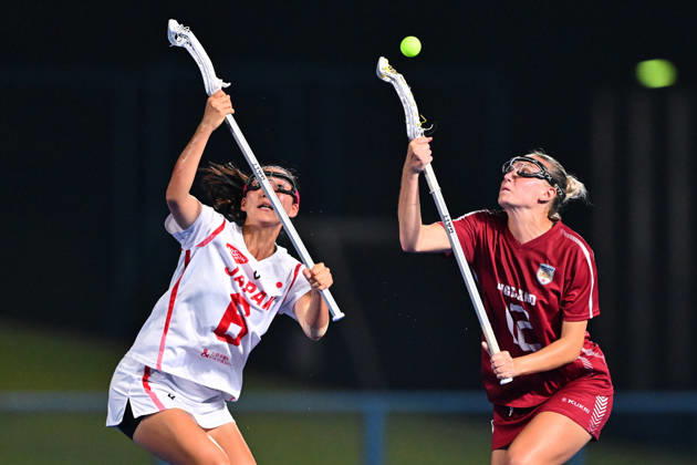 Sport Bilder des Tages (L-R) Chisa Kobayashi (JPN), Anna Viglione (ENG), JULY 30, 2026 - Lacrosse : 2026 World Lacrose Women s Championship 5th-8th place match between Japan and England at Oi Hockey Stadium Field 1, Tokyo, Japan. Noxthirdxpartyxsales  aflo_339613166 KenjiroxMatsuox