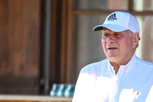 Rottach - Egern, Deutschland, 30.07.26: Uli Hoeneß (FC Bayern München) Schaut waehrend des Friedly Match Spiels zwischen dem FC Rottach - Egern vs FC Bayern München im Stadion am Birkenmoos am 30. Juli 2026 in Rottach - Egern, Deutschland. (Foto von Harry Langer DeFodi Images) Rottach - Egern, Germany, 30.07.26: Uli Hoeneß (FC Bayern München) Looks on during the Friedly Match match between FC Rottach - Egern vs FC Bayern München at Stadion am Birkenmoos on July 30, 2026 in Rottach - Egern, Germany. (Photo by Harry Langer DeFodi Images) DFB DFL REGULATIONS PROHIBIT ANY USE OF PHOTOGRAPHS AS IMAGE SEQUENCES AND OR QUASI-VIDEO. (Photo by Harry Langer DeFodi Images) DFB DFL REGULATIONS PROHIBIT ANY USE OF PHOTOGRAPHS AS IMAGE SEQUENCES AND OR QUASI-VIDEO. -