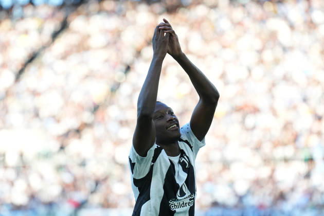 Juventus Randal Kolo Muani celebrates after scoring during the Serie A EniLive soccer match between Lazio and Juventus at the Rome s Olympic stadium, Italy - Saturday May 10, 2025 - Soccer ( Photo by Alfredo Falcone LaPresse )  Copyright: xAlfredoxFalcone LaPressex