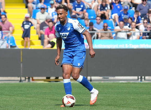 Testspiel, TSG Hoffenheim vs Karlsruher SC 01.08.2024, Dietmar-Hopp-Stadion, Hoffenheim, Testspiel, TSG Hoffenheim vs Karlsruher SC , Bambase Conte (Hoffenheim) Hoffenheim Dietmar-Hopp-Stadion Baden-Wuerttemberg Deutschland Copyright: xNordphotox xBraticx