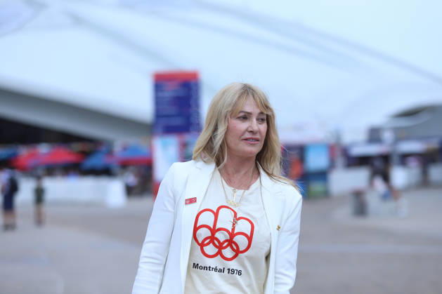 Nadia Comaneci Marks 50th Anniversary Of Montreal Olympics Former Romanian Olympic gymnast Nadia Comaneci is seen during the commemoration of the 50th anniversary of the 1976 Montreal Summer Olympic Games, Olympische Spiele, Olympia, OS on August 01, 2026, in Montreal, Canada. (Photo by Horacio Zamora Eyepix Group) Copyright: xHoracioxZamorax xEyepixxGroupx HZ_01082026_193681