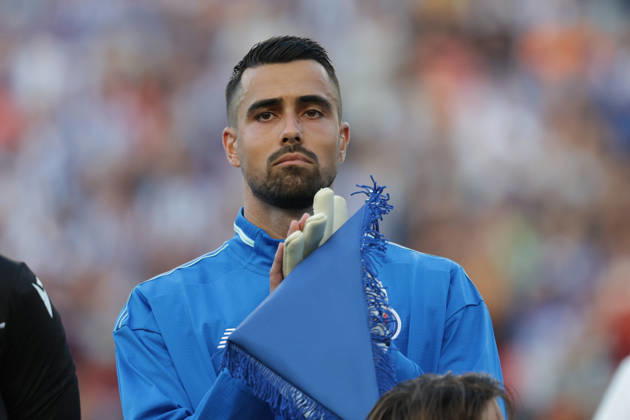 Supertaça Portugal Estadio Cidade de Coimbra, August 01, 2026, Coimbra v.l. Goalkeeper Diogo Costa (FC Porto) Coimbra Estádio Cidade de Coimbra Coimbra Portugal Copyright: xFernandoxSoaresx