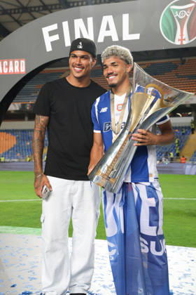 Supertaça Portugal Estadio Cidade de Coimbra, August 01, 2026, Coimbra v.l. William Gomes (FC Porto) Coimbra Estádio Cidade de Coimbra Coimbra Portugal Copyright: xFernandoxSoaresx