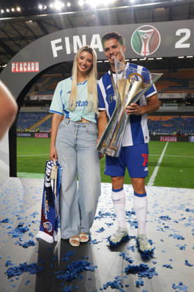 Supertaça Portugal Estadio Cidade de Coimbra, August 01, 2026, Coimbra v.l. The FC Porto team celebrates the 2026 Portuguese Super Cup, Francisco Moura (FC Porto) Coimbra Estádio Cidade de Coimbra Coimbra Portugal Copyright: xFernandoxSoaresx