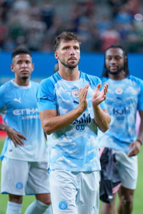 2026 2026 Coupang Play Series football match ( Team K League vs Manchester City FC - 2026 08 05 ) SEOUL, SOUTH KOREA, AUGUST 05: Ruben Dias of Manchester City reacts during the 2026 Coupang Play Series football match match between Team K League and Manchester City FC at the Seoul World Cup Stadium in Seoul, South Korea, on August 05, 2026. Seoul Seoul World Cup Stadium South Korea 8284_287526 Copyright: xStevexChoxKyewoong PentaxPressx