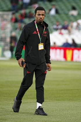 Ethan Nwaneri Seen during International Friendly, Länderspiel, Nationalmannschaft game between teams of Arsenal FC and Real Betis Balompie (Maria Eduarda Lopes Ball Raw Images) Dublin Aviva Stadium Ireland Copyright: xMariaxEduardaxLopesx marialopes_arsenal_betis_2627-8