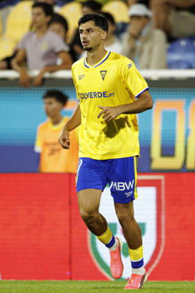 Andre Lacximicant seen during Liga Portugal game between teams of GD Estoril Praia and Famalicao FC at Estadio Antonio Coimbra da Mota (Maciej Rogowski Ball Raw Images PT) Estoril Estadio Antonio Coimbra da Mota Portugal Copyright: xMaciejxRogowskix maciejrogowski_estoril_famalicao_2627-282