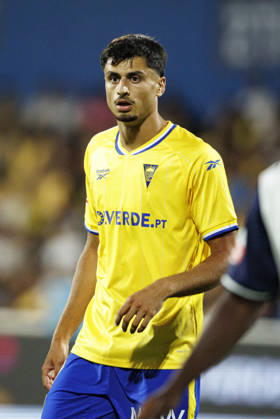 Andre Lacximicant seen during Liga Portugal game between teams of GD Estoril Praia and Famalicao FC at Estadio Antonio Coimbra da Mota (Maciej Rogowski Ball Raw Images PT) Estoril Estadio Antonio Coimbra da Mota Portugal Copyright: xMaciejxRogowskix maciejrogowski_estoril_famalicao_2627-318