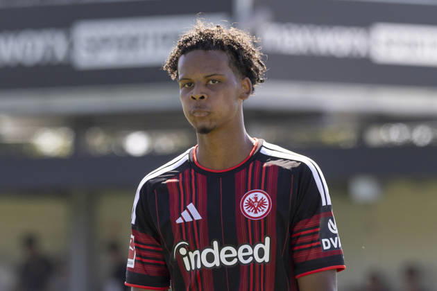 Testspiel: Eintracht Frankfurt - Hull City AFC, 08.08.2026 Julian Etse (Eintracht Frankfurt 47), Freisteller, Portrait Porträt, Eintracht Frankfurt - Hull City AFC, Dreieich, Maxworx Sportpark, 8.8.2026 Copyright: xBEAUTIFULxSPORTS Gawlikx