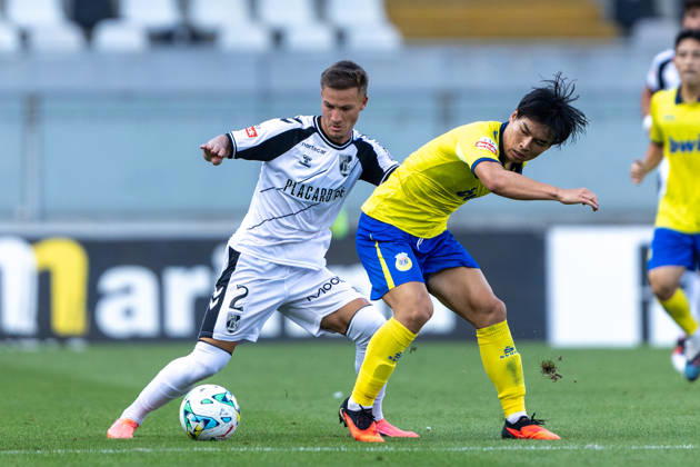 Vitoria SC V FC Arouca - Liga Portugal Betclic Maga of Vitoria SC is seen on action during the Vitoria SC x FC Arouca match for the Liga Portugal Betclic 2026 27 at Estadio Dom Afonso Henriques, Guimaraes, Portugal, Guimaraes Braga Portugal Copyright: xMiguelxLemosx originalFilename:lemos-vitorias260808_npKyx