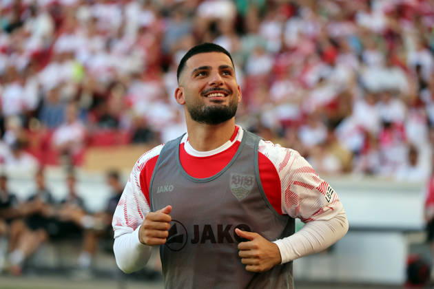 08.08.26 VfB Stuttgart - FC Everton Deutschland, Stuttgart, 08.08.2026, Fussball, Bundesliga, Saison 2026 2027, Testspiel, VfB Stuttgart - FC Everton: Deniz Undav (VfB Stuttgart).