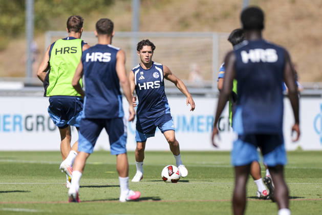 12.08.2026, Fussball, Training des FC Schalke 04. Soufiane El-Faouzi (FC Schalke 04). Gelsenkirchen Trainingsgelände FC Schalke 04 NRW Deutschland xRHR-FOTO YYx Copyright: RHR-FOTOx RHR-FOTO YY