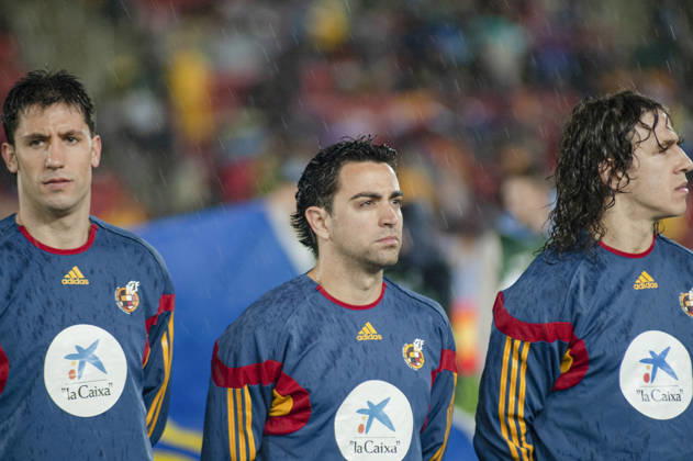 File image. 12th August 2026. Spaniard Xavi Hernandez announced as new Dutch national coach Palma de Mallorca. Spain 28th March 2007. Euro 2008 qualifier Spain vs Iceland. In torrential rain the Spanish win unconvincingly 1:0. Xavi Martinez, known as Xavi