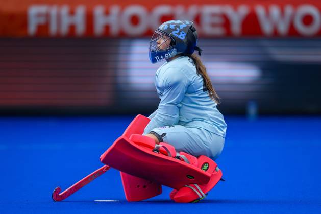 AMSTELVEEN, 15-08-2026, Wagener Stadion, FIH Hockey World Cup 2026 Women, 2026. Natalia Salvador during the game Netherlands - Chile (women). Netherlands - Chile (women) x205738032x Copyright: