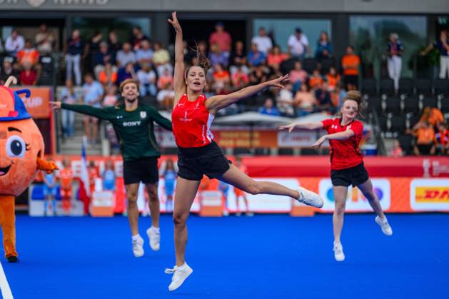 AMSTELVEEN, 15-08-2026, Wagener Stadion, FIH Hockey World Cup 2026 Women, 2026. Pictures from the Openingsceremony before the game Netherlands - Chile (women). Netherlands - Chile (women) x205739985x Copyright: