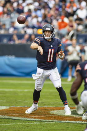 NFL, American Football Herren, USA 2026: Browns Vs Bears AUG 15 August 15, 2026: Chicago Bears Quarterback Case Keenum (11) in action during the preseason game against the Cleveland Browns in Chicago, IL. Mike Wulf CSM (Credit Image: Mike Wulf Cal Media) Chicago Il United States of America EDITORIAL USE ONLY Copyright: xx ZUMA-20260815_zma_c04_189.jpg MikexWulfx csmphotothree512302