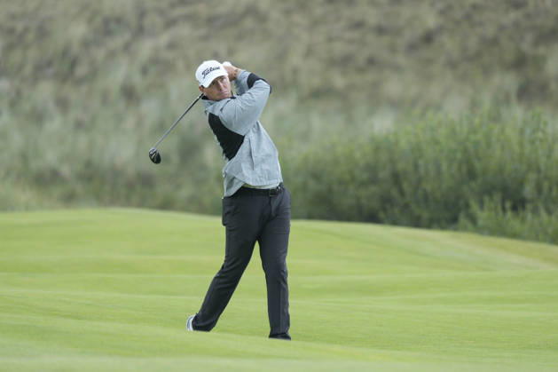 BALMEDIE, SCOTLAND - AUG 18: Jovan Rebula (RSA) plays from the eighteenth fairway during Practice at the 2026 Next Championship at the Trump International Golf Links, Balmedie on August 18, 2026 in Aberdeenshire, Scotland The 2026 Nexo Championship