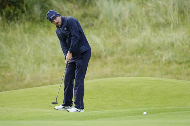 BALMEDIE, SCOTLAND - AUG 20: Yannik Paul (GER) putts on the tenth green during Round 1 at the 2026 Nexo Championship at the Trump International Golf Links, Balmedie on August 20, 2026 in Aberdeenshire, Scotland The 2026 Nexo Championship