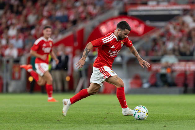 August 20, 2026, Lisbon, Lisbon, Portugal: Benfica forward from Portugal RAFA SILVA (27) in action during the game for the 1st Leg of UEFA Europa League Qualifier Playoff between Benfica and Aarhus at Estadio da Luz Soccer 2026: Benfica Vs Napoli - ZUMAs359 20260820_zsp_s359_015 Copyright: xAlexandrexdexSousax