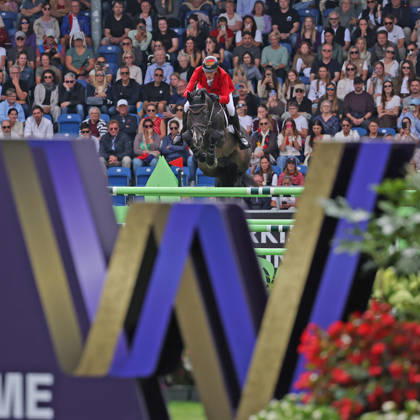 Daniel Deusser (GER, Deutschland) mit Pferd Otello de Guldenboom, FEI Jumping World Championship, WM, Weltmeisterschaft Second Competition Team Final & Second Individual Qualifier, Mercedes-Benz Prize , Springen, FEI Jumping World Championship , Turkish Airlines-Prize, Einzel und Teamwertung, Jumping , AACHEN - FEI World Championships 2026, Weltfest des Pferdesports, Reitsport Weltmeisterschaft 2026, Aachen 2026, Welcome Home 2026, Aachener Soers, 11. bis 23. August 2026, Reitsport, 20.08.2026, Aachen Aachener Soers Deutschland