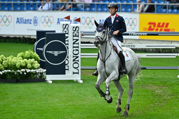Aachen, Hauptstadion, 19.08.26, GER, FEI World Championships Aachen 2026, Turkish Airlines-Preis, Springreiten, First Competition Team & Individual Qualifier Bild: Scott BRASH (Grossbritannien) mit Hello Mango Nordrhein-Westfalen Deutschland