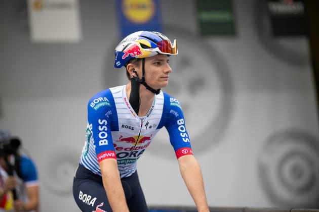 Lidl Deutschland Tour, Etappe 2, 21.08.2026 Giulio Pellizzari (ITA, Red Bull - BORA - hansgrohe) Schwäbisch Hall Germany Copyright: xCarlaxHilgerx