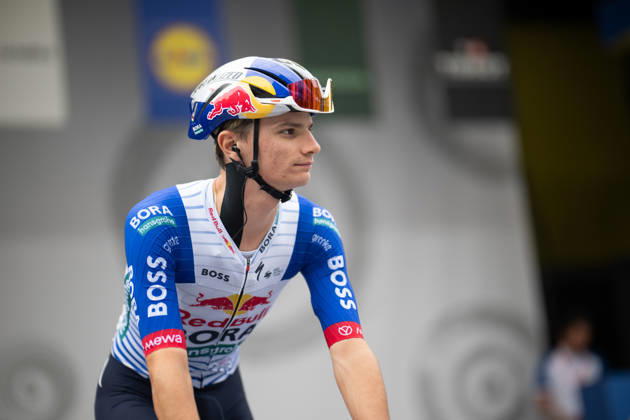 Lidl Deutschland Tour, Etappe 2, 21.08.2026 Giulio Pellizzari (ITA, Red Bull - BORA - hansgrohe) Schwäbisch Hall Germany Copyright: xCarlaxHilgerx