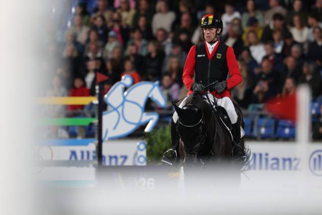 Marcus Ehning (GER, Deutschland) mit Pferd Coolio 42 , Springen, FEI Jumping World Championship, WM, Weltmeisterschaft , FEI Jumping World Championship Second Competition Ð Team Final, Mercedes-Benz Prize, Mercedes-Benz Prize, Einzel und Teamwertung, Jumping , AACHEN - FEI World Championships 2026, Weltfest des Pferdesports, Reitsport Weltmeisterschaft 2026, Aachen 2026, Welcome Home 2026, Aachener Soers, 11. bis 23. August 2026, Reitsport, 20.08.2026, Aachen Aachener Soers Deutschland